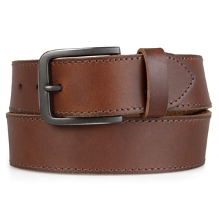 Timberland Men's Genuine Leather Topstiched Belt