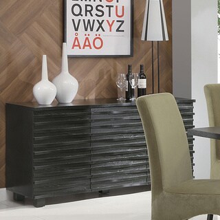 Stanton Black Contemporary Server