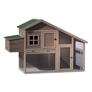 TRIXIE Extra Large Rabbit Hutch with Attic - 13768172 - Overstock 