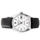 Pre-owned Rolex Men's 1500 Date Watch White Dial and Black Leather Strap Watch
