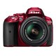 Nikon D5300 24.2MP Red Digital SLR Camera with 18-55mm Lens