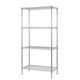 Excel Chrome  (72 in. H x 36 in. W x 18 in. D) All Purpose Heavy Duty 4-tier Wire Shelving