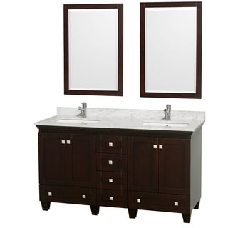 Low Price Wyndham Collection Acclaim 60-inch Double Espresso Vanity