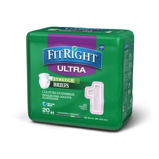 Medline FitRight Stretch Ultra Brief (80 Count)-Image