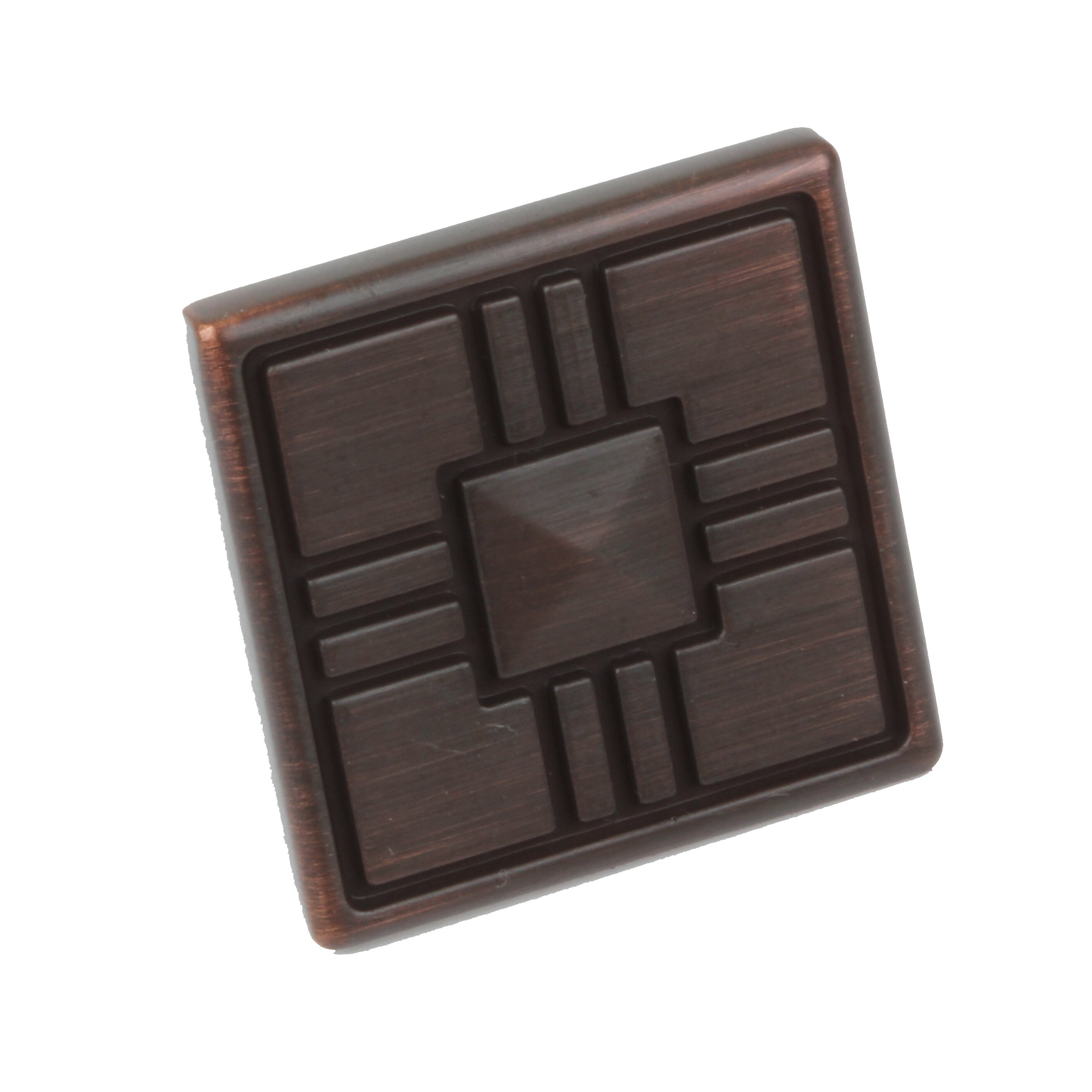 Gliderite 1.25 inch Craftsman Series Oil Rubbed Bronze Square Cabinet Knobs (pack Of 10)