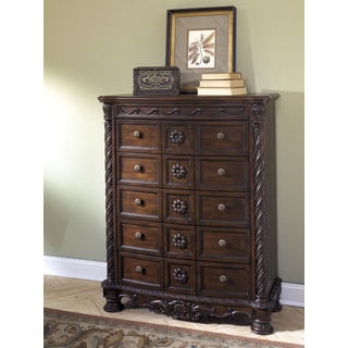 Hot Deal Signature Designs by Ashley 'North Shore' Dark Brown Chest