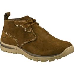 Men's Skechers Relaxed Fit Superior Up Word Brown-Image