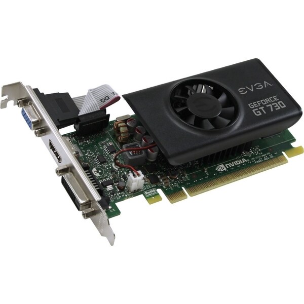 EVGA GeForce GT 730 Graphic Card - 902 MHz Core - 1 GB GDDR5 - PCI Ex
