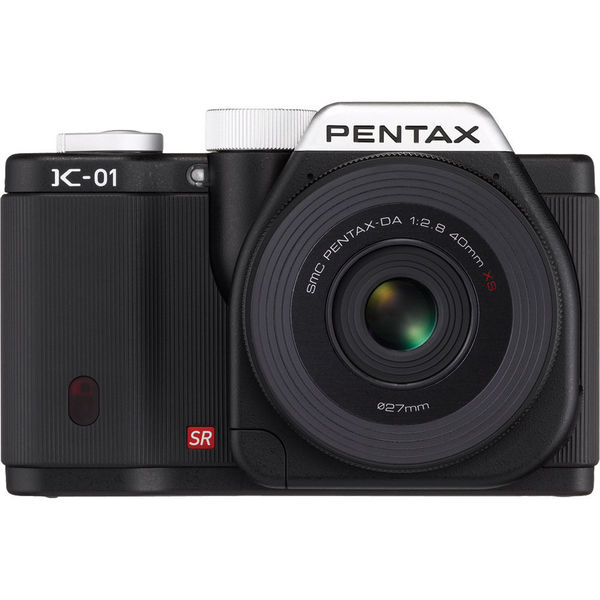 Pentax K-01 Black Digital Camera Body with 40mm Lens