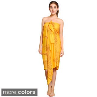 Hand-crafted Women's Rasta Flair Sarong (India)-Image