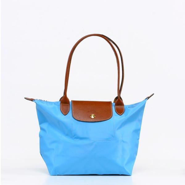 Longchamp Le Pilage Medium Shoulder Tote in Azure Blue - 16346648 ...  