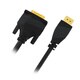 GearIT High-speed HDMI-to-DVI Black Adapter Cable