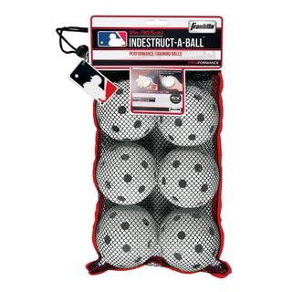 Franklin Sports MLB 11.1-inch Indestruct-A-Balls Oversized Baseballs-Image