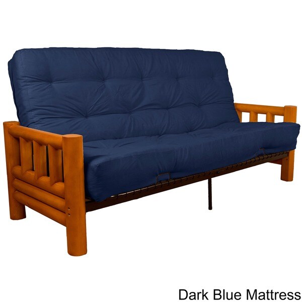Yosemite Rustic Lodge Frame Inner Spring Futon Mattress Set Overstock