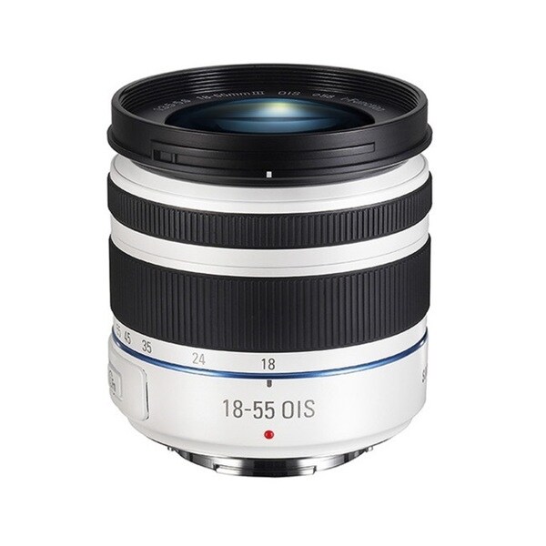 Samsung 18-55mm f/3.5-5.6 OIS Compact Zoom White Lens
