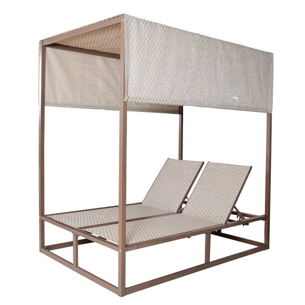 Panama Jack Island Breeze Canopy Outdoor Daybed and Removable Top 