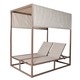 Panama Jack Island Breeze Canopy Outdoor Daybed and Removable Top 