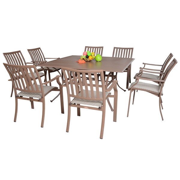 Panama Jack Island Breeze 9-piece Slatted Dining Group