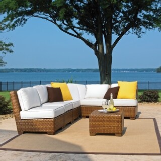 --->  Panama Jack 7-piece St. Barths Corner Modular Sectional