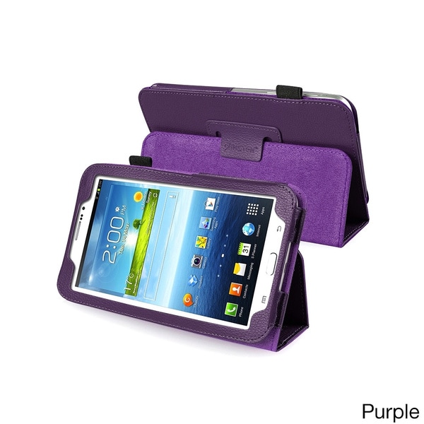 Insten Sleep Wake Function Flip Stand Leather Case for Samsung Galaxy Tab 3 7.0