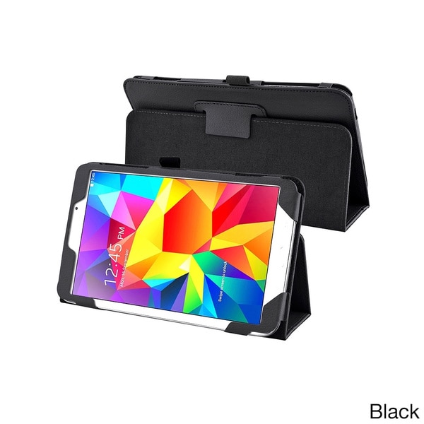 INSTEN Sleep Wake Function Flip Stand Leather Tablet Case Cover for Samsung Galaxy Tab 4 8.0