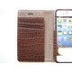 Handmade Premium Leather Apple iPhone 5/ 5S/ 5C Wallet Case Cover