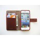 Handmade Premium Leather Apple iPhone 5/ 5S/ 5C Wallet Case Cover