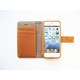 Handmade Premium Leather Apple iPhone 5/ 5S/ 5C Wallet Case Cover