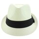 Faddism Men's Woven Fashion Fedora Hat