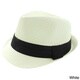 Faddism Men's Woven Fashion Fedora Hat