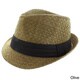 Faddism Men's Woven Fashion Fedora Hat