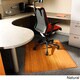 Eco Bamboo Deluxe Rectangular 3.5 x 4-foot Chair Mat