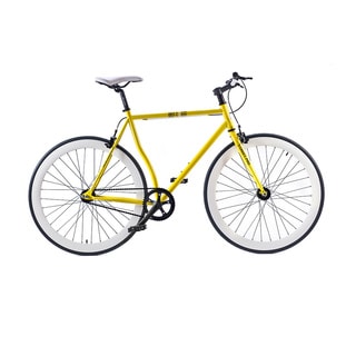 Belcheri Street Pro Yellow Fixed Gear Bicycle-Image