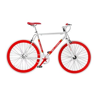 Belcheri Street SLR White/ Red Fixie Bicycle-Image