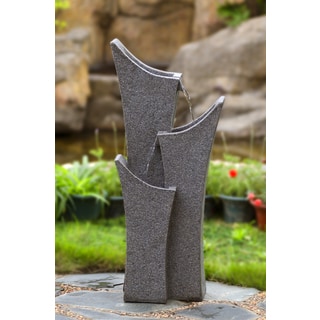 --->  Gray Sandstone Indoor/ Outdoor Water Fountain