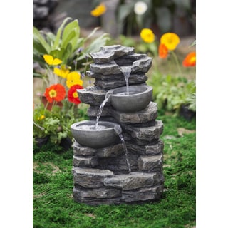 Best Shopping Rock and Pot Waterfall Water Fountain