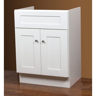 @@@ >  Linen White 24x21-inch Bath Vanity Base