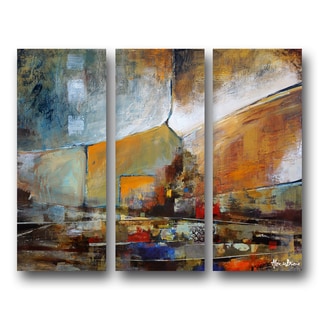 Find Cheap Price Alexis Bueno 'Bueno Exchange XXII' Canvas Diptych Art Print
