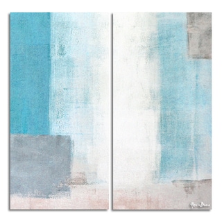 Sale Price Alexis Bueno 'Bueno Exchange XXVIII' Canvas Diptych Art Print