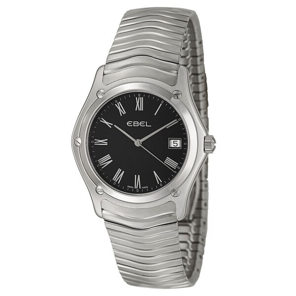 Ebel Men's 'Classic' Stainless Steel Swiss Quartz Watch
