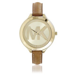 Michael Kors Women's MK2326 Slim Runway Logo Dial Watch