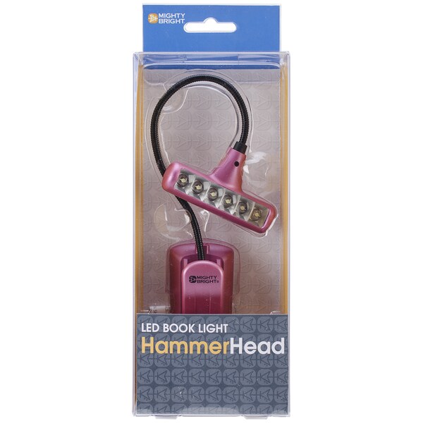 Mighty Bright HammerHead LED Book Light-Pink