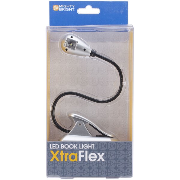 Mighty Bright LED XtraFlex Book Light-Silver