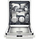 Bosch 800 Series Fully Integrated Built-in White Dishwasher