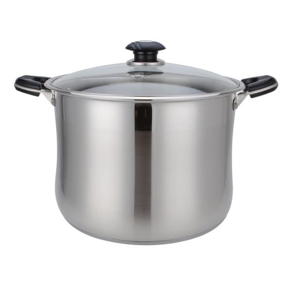 Alpine Cuisine 14-quart Stainless Steel Stock Pot
