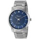 Kenneth Cole Men's KC9329 Silvertone Stainless Steel Quartz Watch with Blue Dial