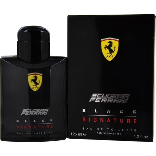 loción ferrari scuderia black caballero eau de toilette 125 ml