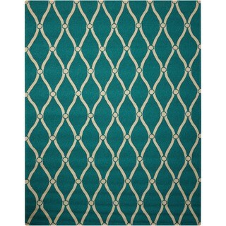 Special Offers Nourison Portico Aqua Rug (10 x 13)