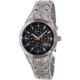 Casio Men's Edifice EF312D-1AV Silvertone Stainless Steel Quartz Watch with Black Dial