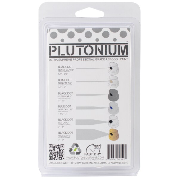 Actuators/Pro Caps Assorted 6pc